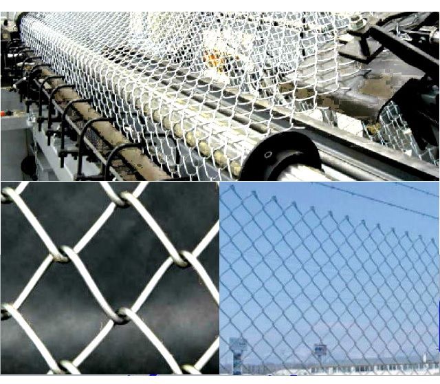 chain link fence machine